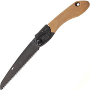 Discover the Outback Silky Saw Pocket Boy at Mower City Albury. Designed for hard work with a wood particle and rubber handle for a secure grip. Cuts through wood and bone effortlessly. Compact, lightweight, and corrosion-resistant with a 170mm straight blade. Your ultimate adventure companion! Buy today. 