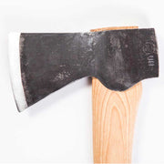 Discover the Gränsfors Scandinavian Forest Axe at Mower City Albury. This 64 cm versatile axe is ideal for limbing, small tree felling, and detailed woodwork. Perfect for forestry work and camping. Available online or in-store Albury Wodonga. Mower City Albury is a Gransfor authorised dealer in Australia.  Head