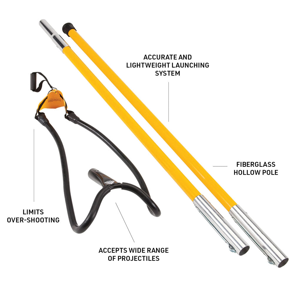 Unlock precision in arborist work - the Notch Big Shot Complete Kit. Launch throw weights with accuracy, achieve vertical distances over 100 feet. Lightweight fibreglass poles ensure durability, while the advanced launch pouch reduces projectile rotation by 50%. Elevate your tree-climbing game today - Mower City Albury - graphic all